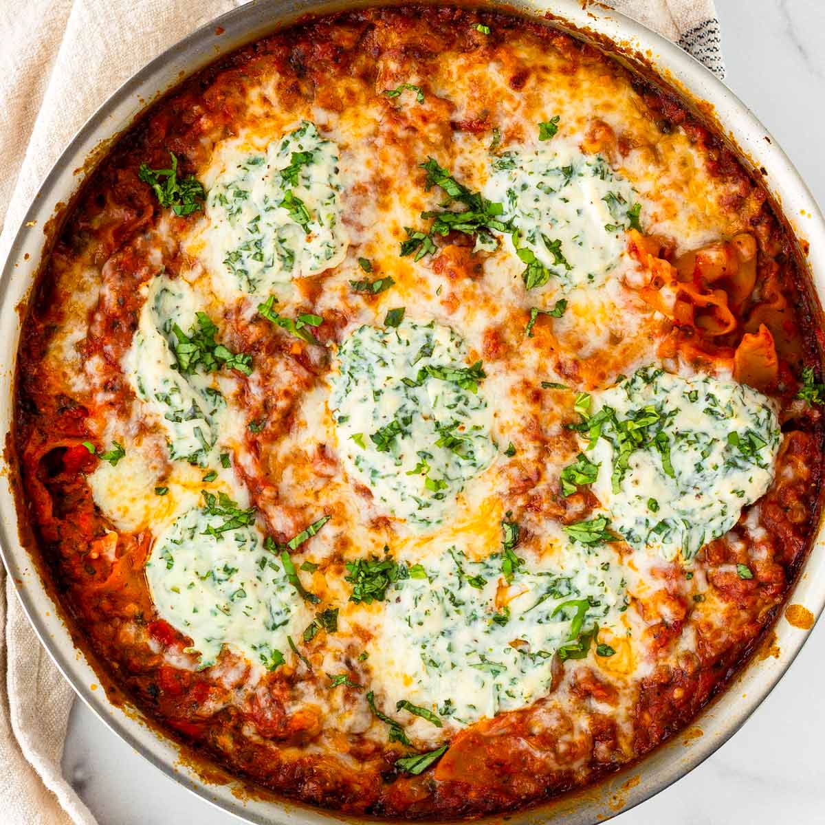 Skillet Lasagna