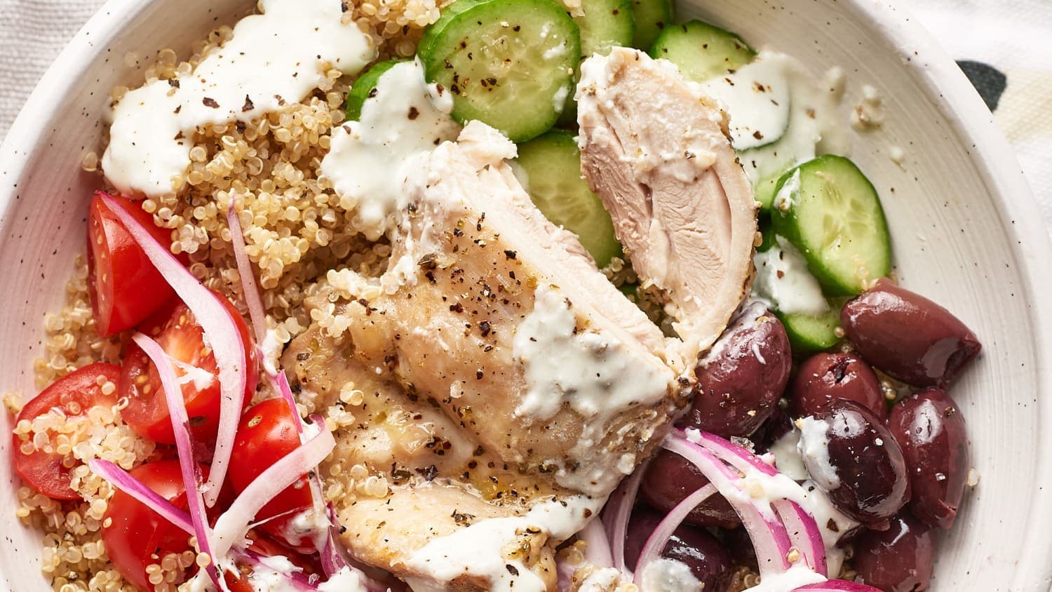 Recipe: Greek Chicken Grain Bowls