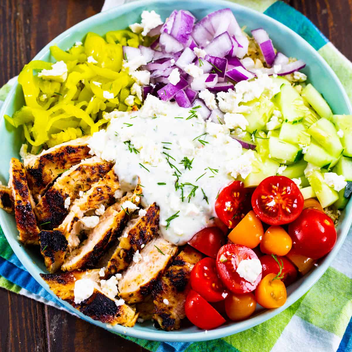 Greek Chicken Bowls