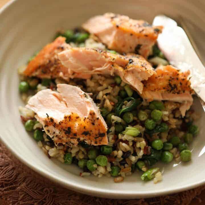 Salmon Bowl with Rice