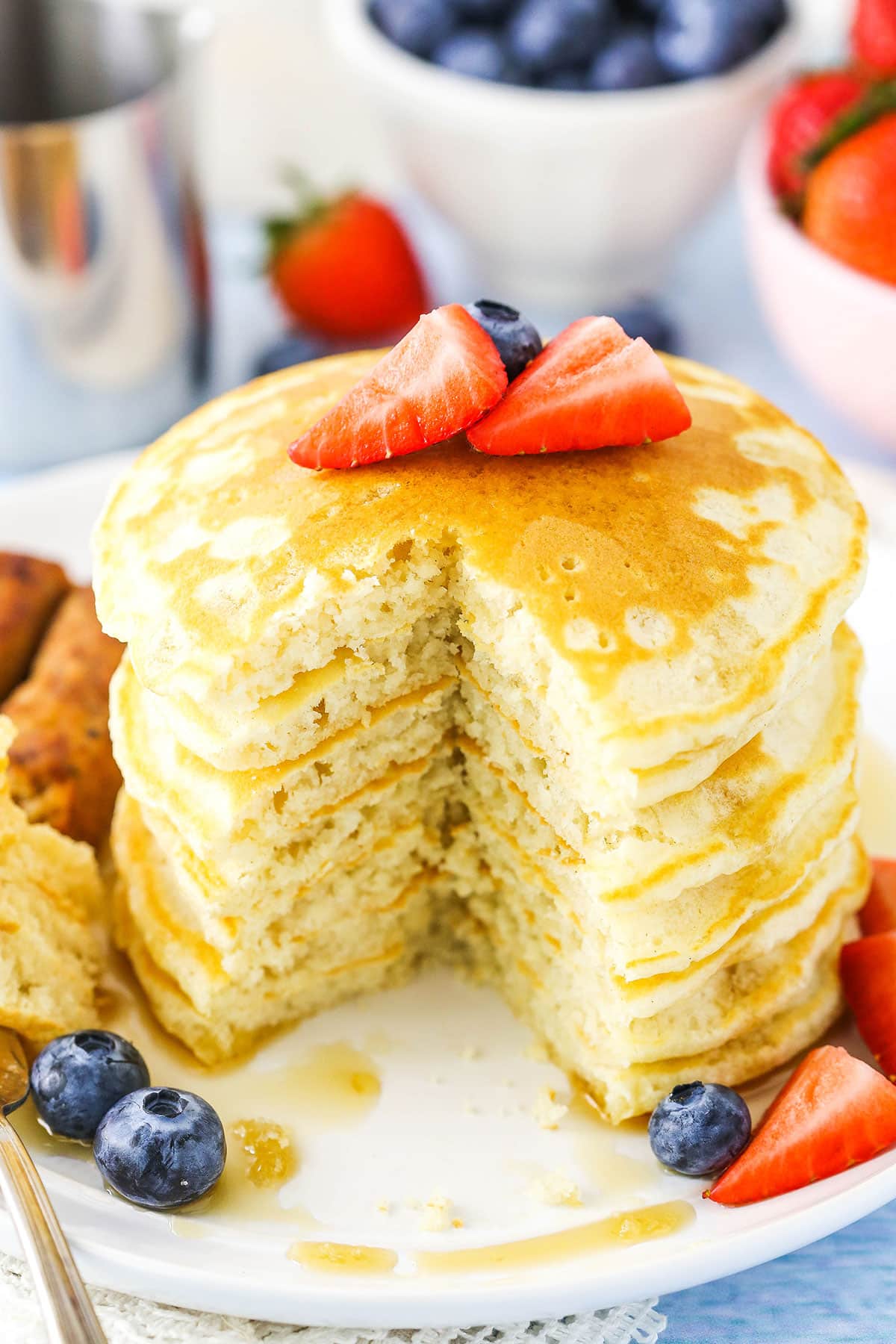 Fluffy Homemade Pancake Recipe