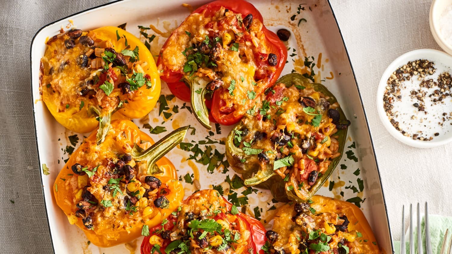 Protein-Packed Vegetarian Stuffed Peppers