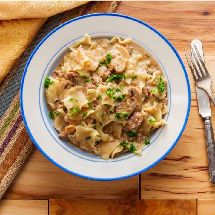 Ground Beef Stroganoff