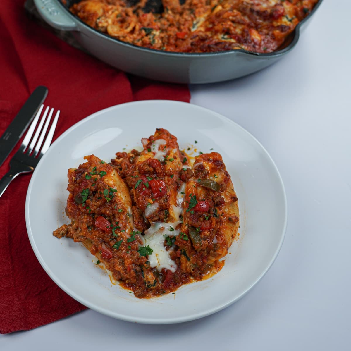 Stuffed Shells with Meat