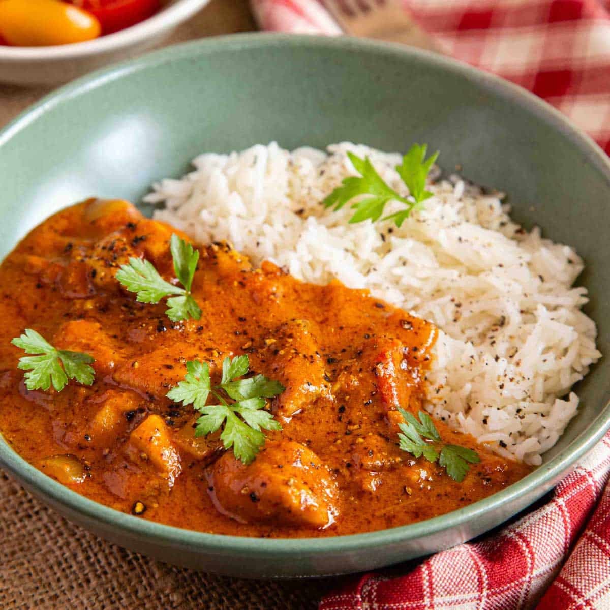 Quick chicken curry