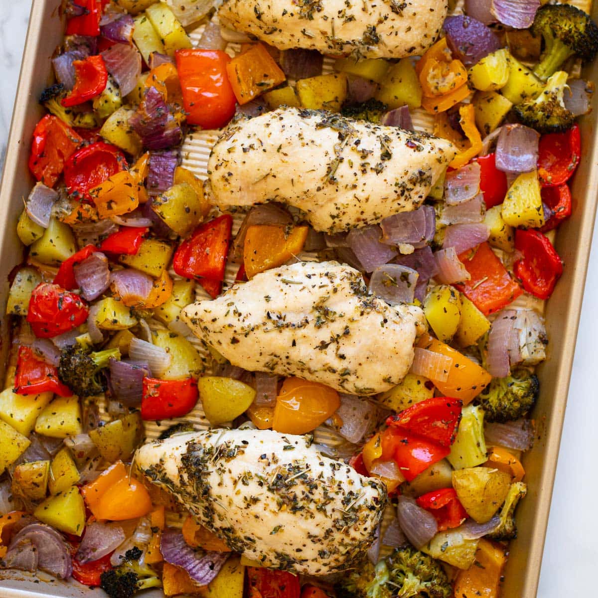 Sheet Pan Chicken and Veggies