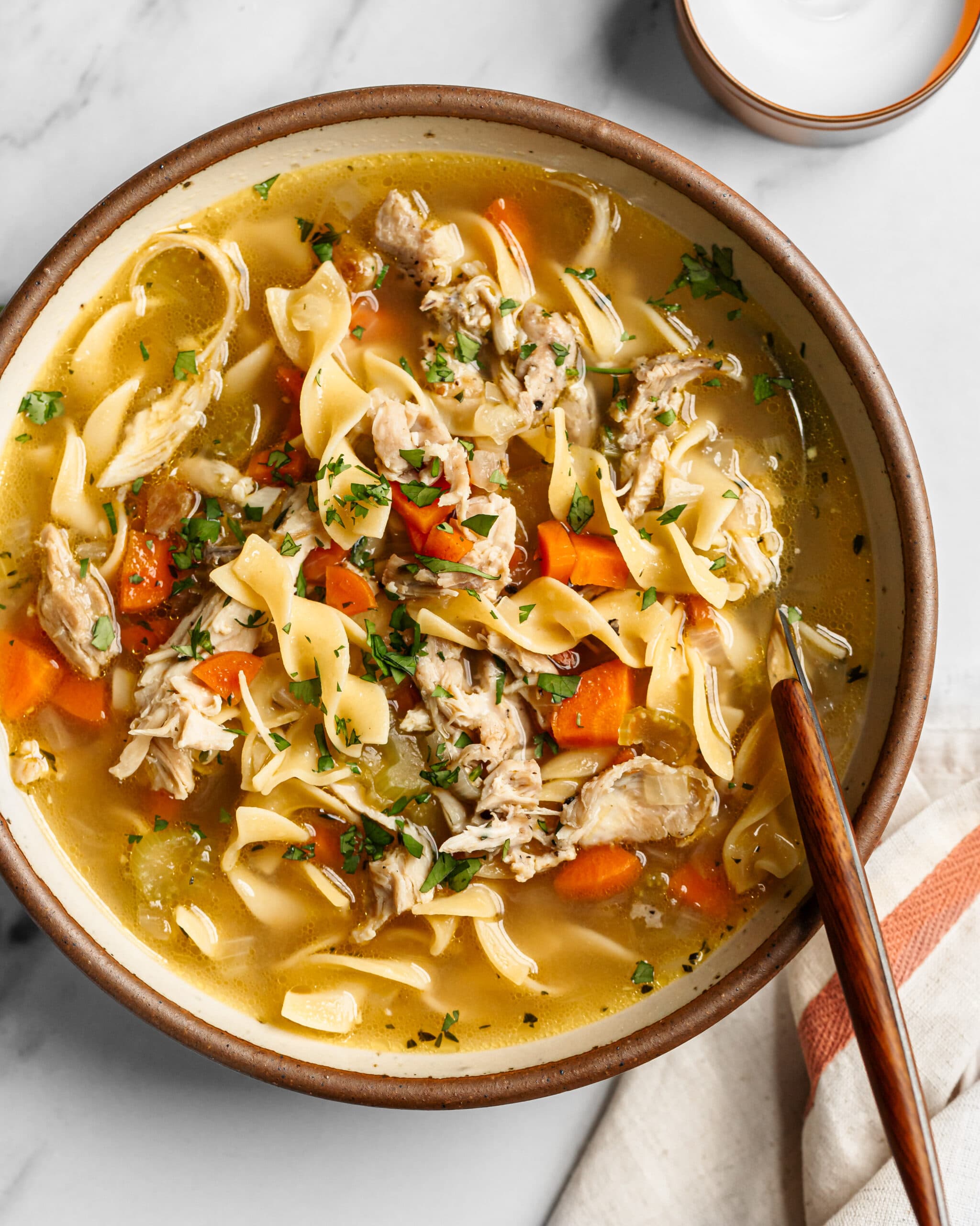 Homemade Chicken Noodle Soup (Small Batch)
