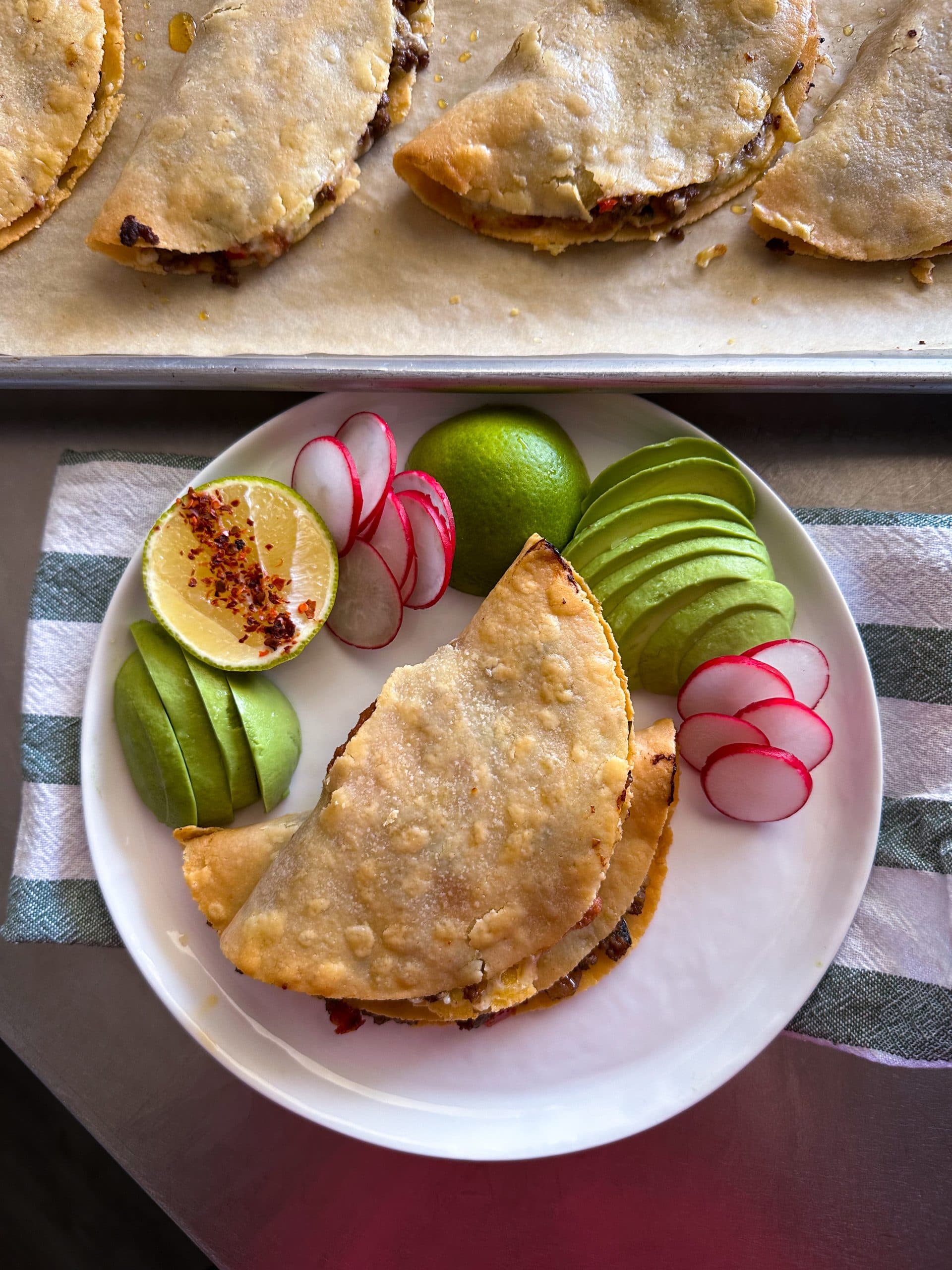 Cheesy Crunchy Beef & Bean Tacos