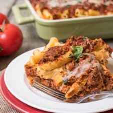 Simply Baked Ziti