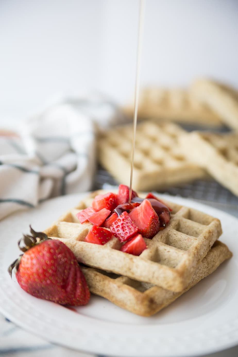 Gluten Free Make Ahead Freezer Waffles