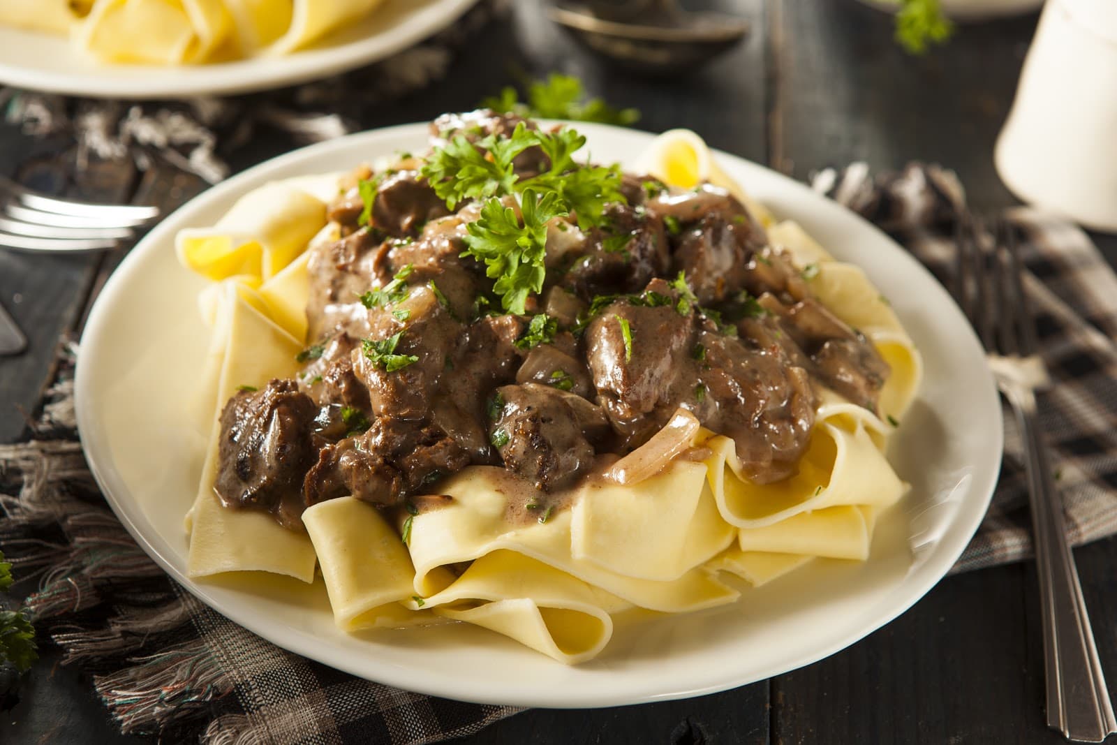 Beef Stroganoff