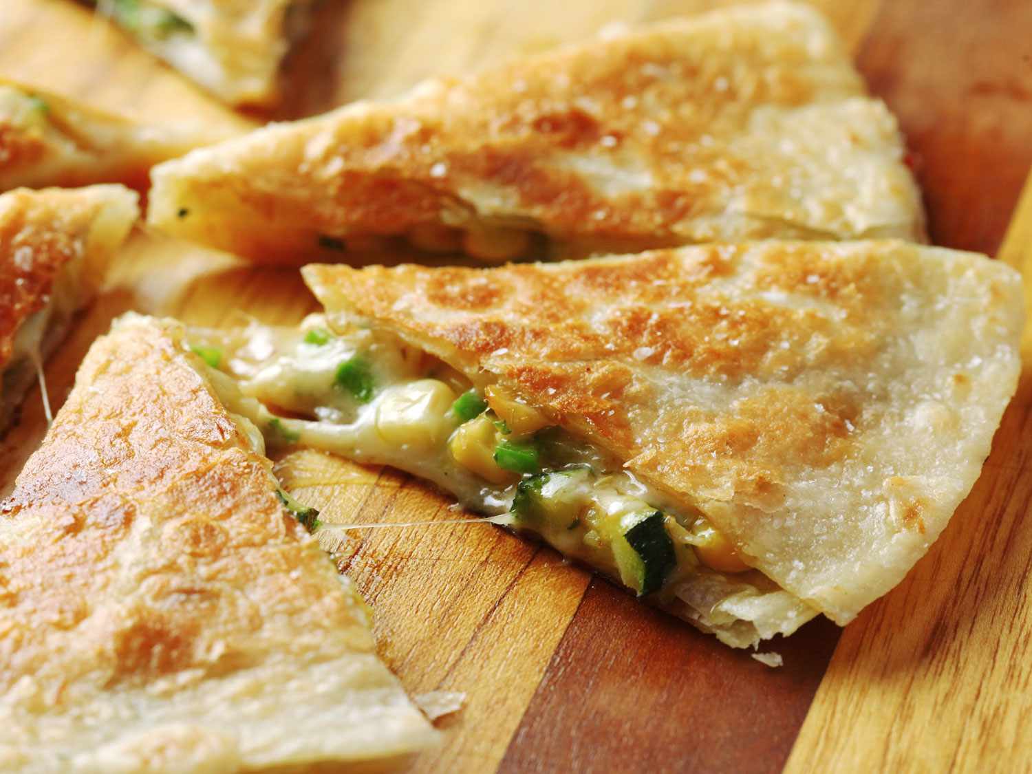 Corn and Zucchini Quesadillas Recipe