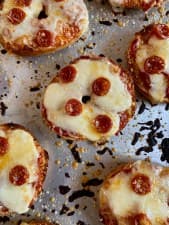 Quick and Easy Mini Pizza Bagels