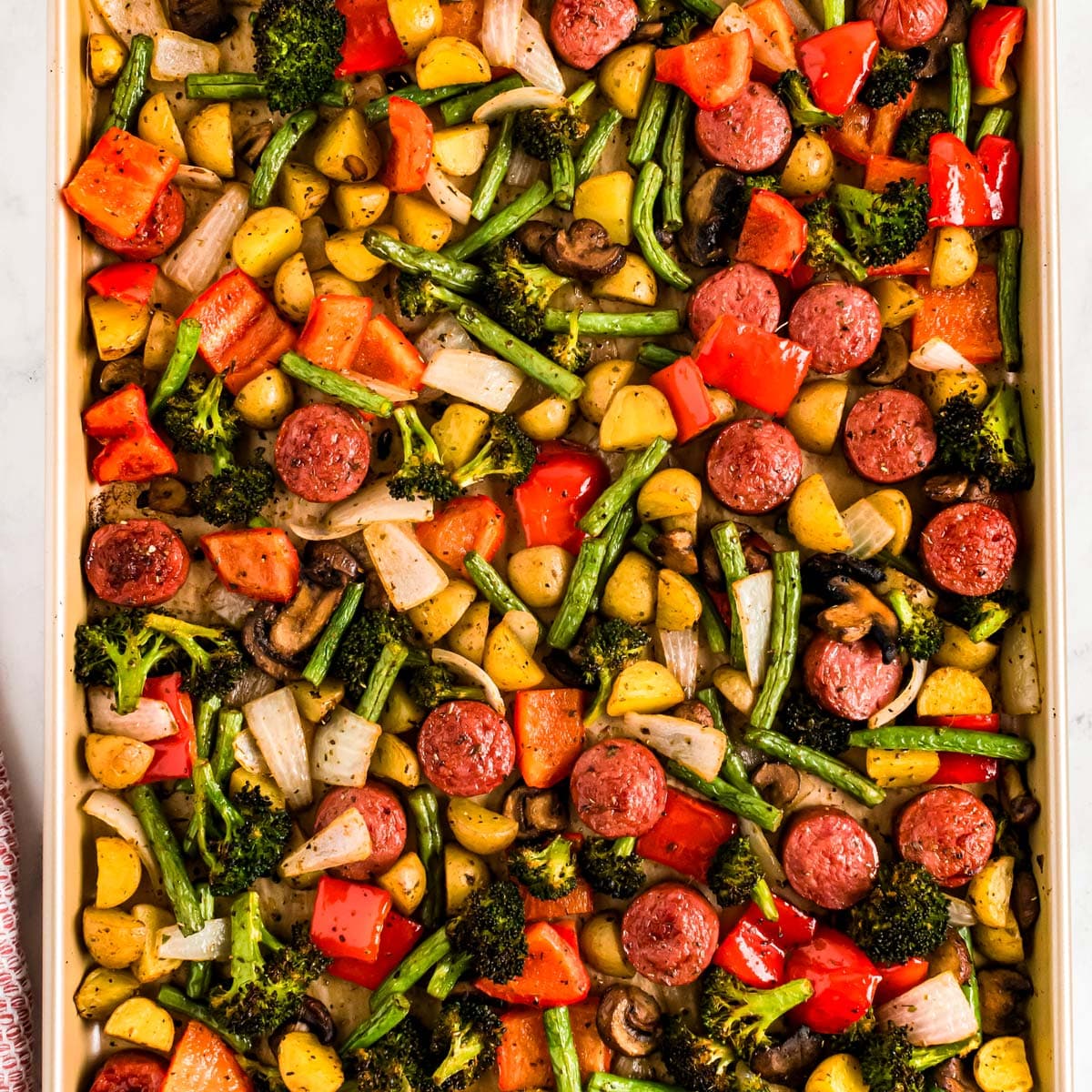 Sheet Pan Sausage and Potatoes