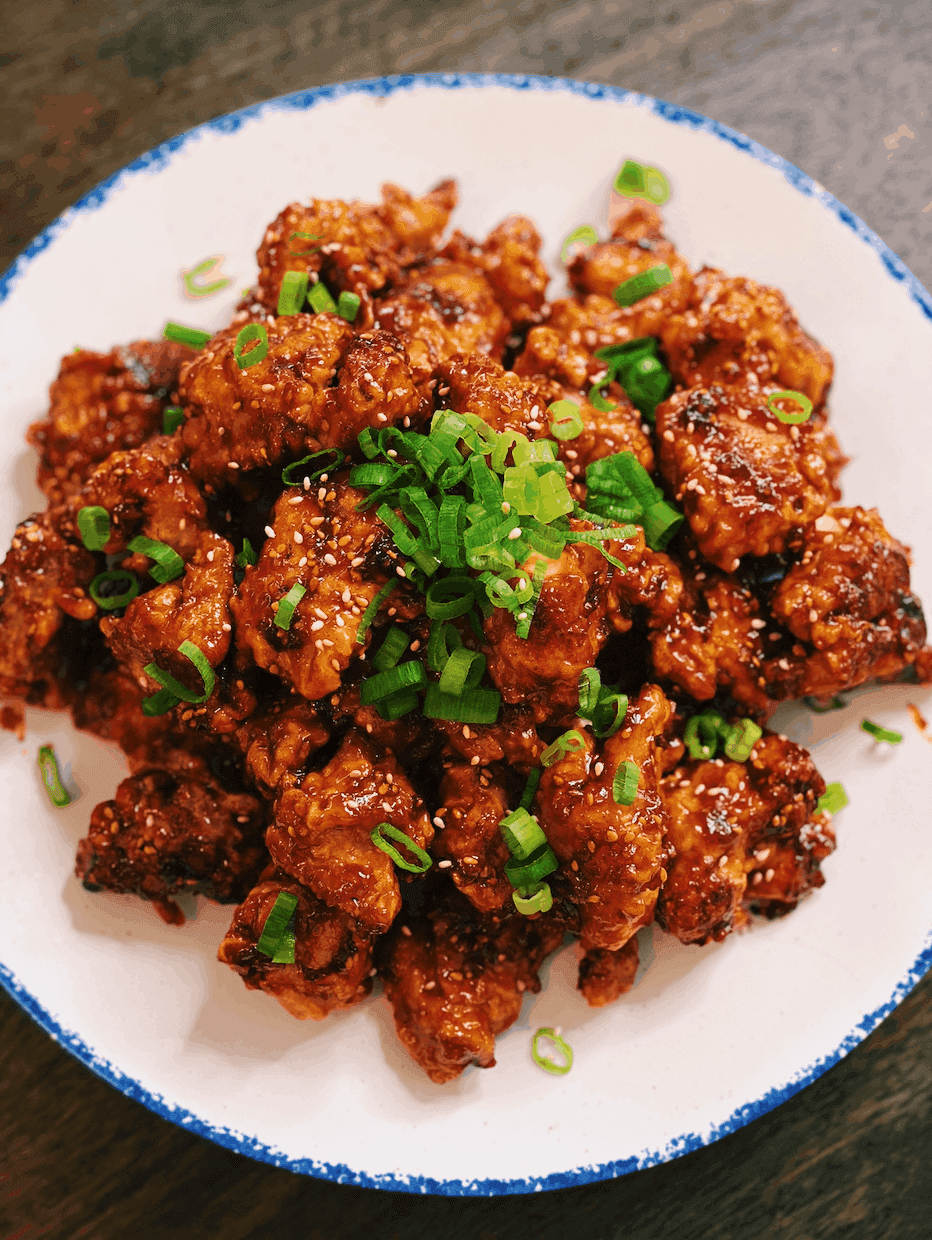 Spicy Honey Garlic Chicken (viral recipe!)