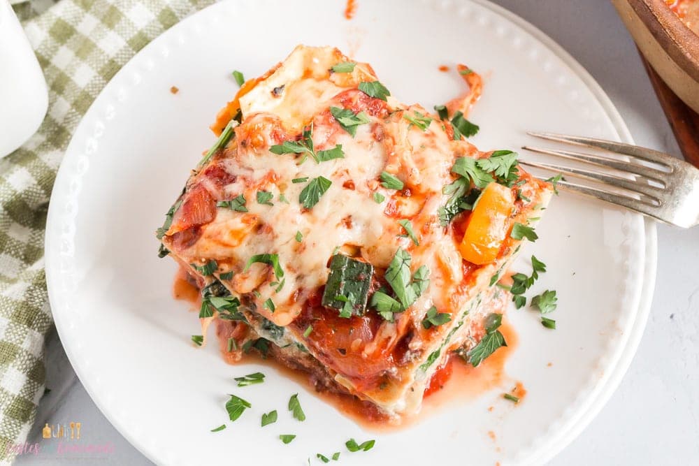 Easy Vegetarian Lasagna