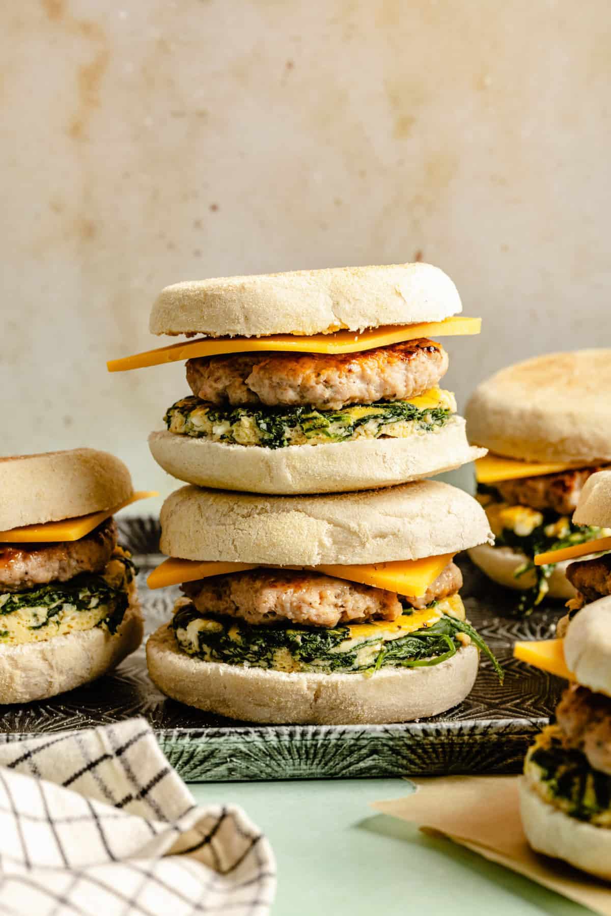 Freezer-Friendly Breakfast Sandwiches
