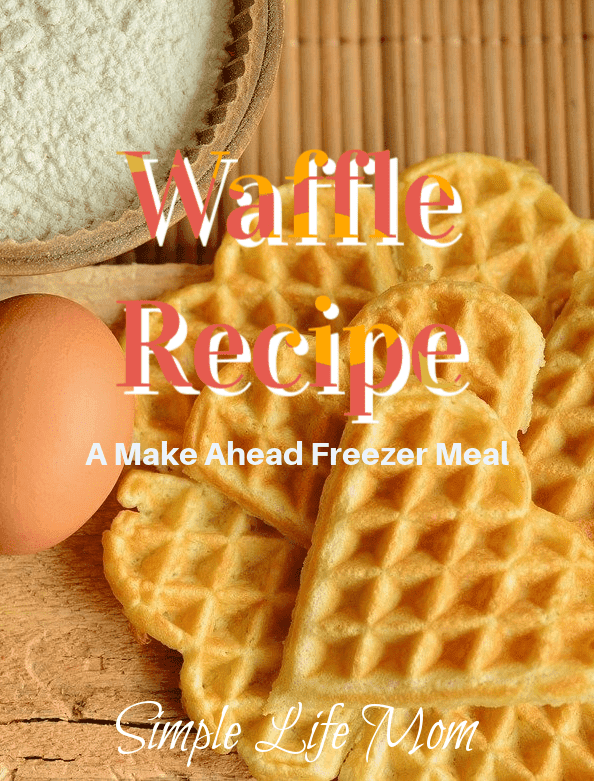 Homemade Frozen Waffles - Makes 10