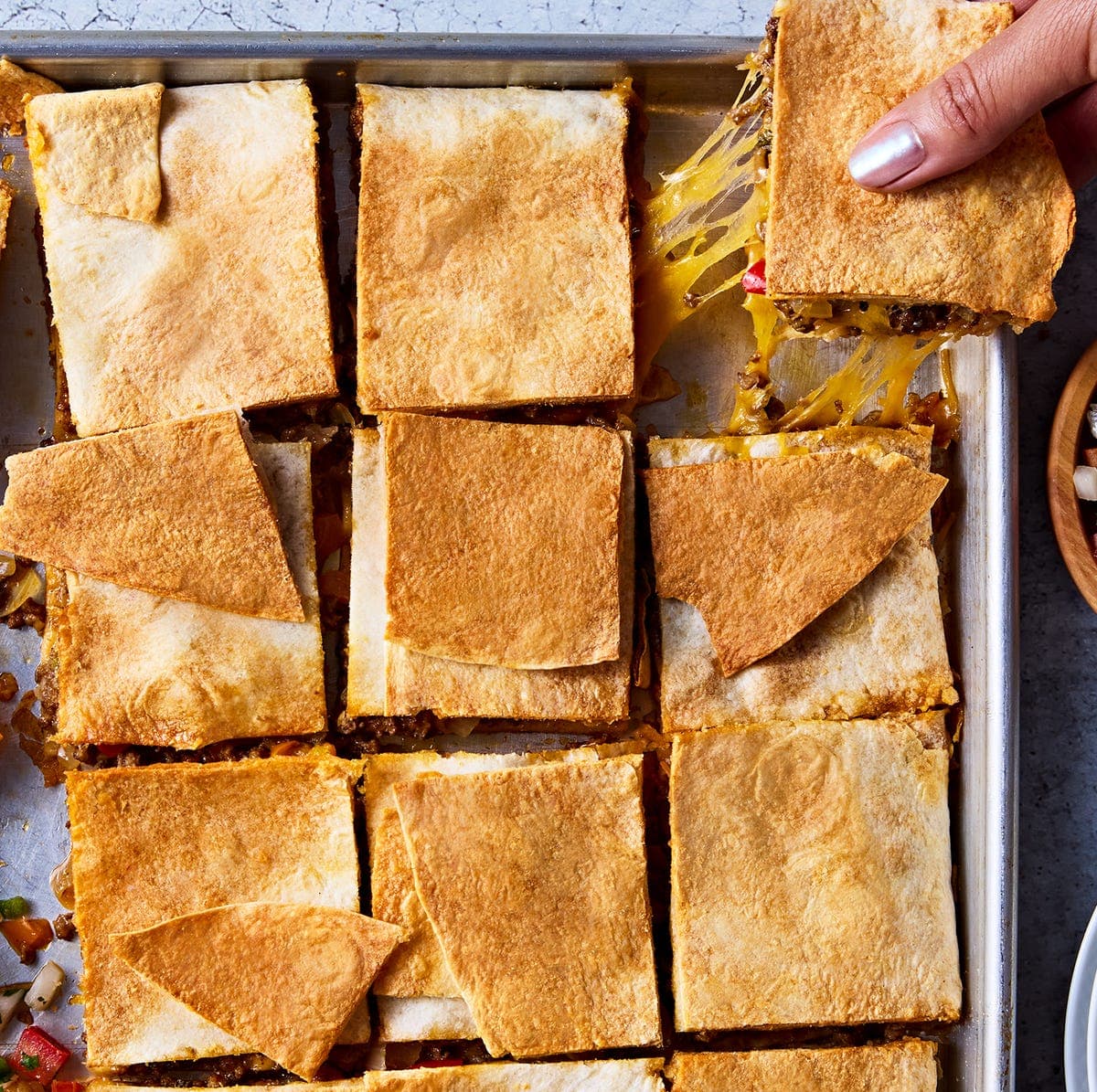 Sheet-Pan Quesadillas